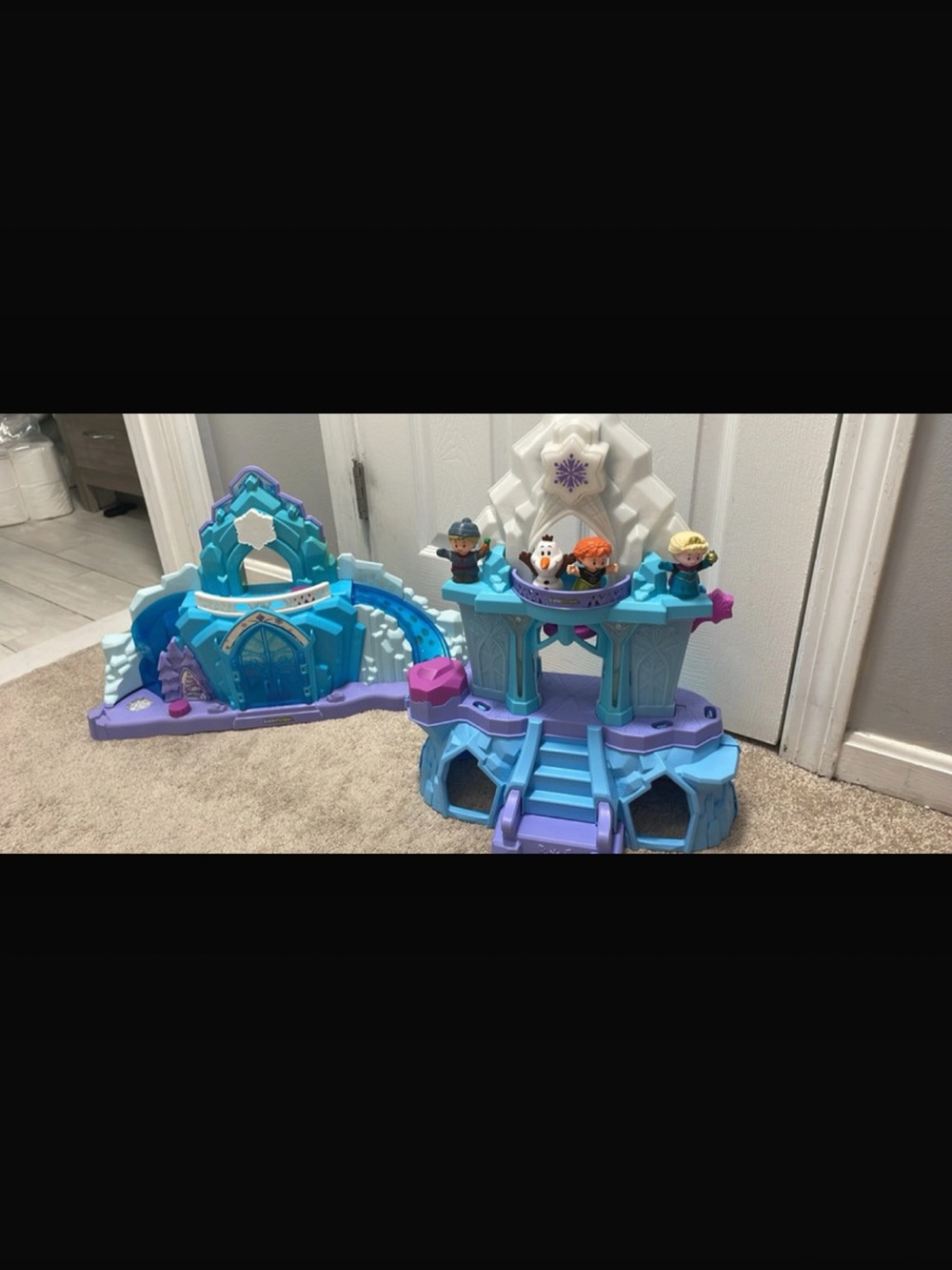 Disney Little People Frozen Ice Castle Olaysets with 4 Figures Fisher-Price
